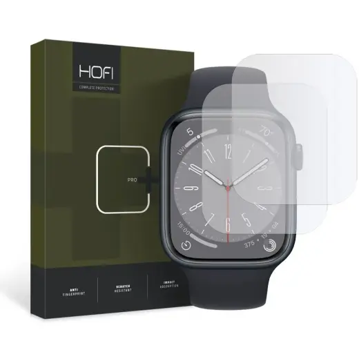 HOFI HYDROFLEX PRO+ 2 GAB. APPLE WATCH 4 | 5 | 6 | 6 | 7 | 8 | 9 | SE (40 | 41 MM) CAURSPĪDĪGA HIDROGĒLA PLĒVE