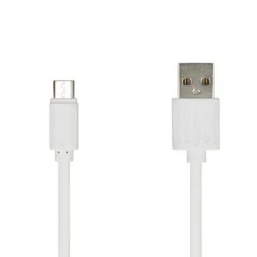 datu pārraides un uzlādes vads | USB-A uz Micro USB | balts