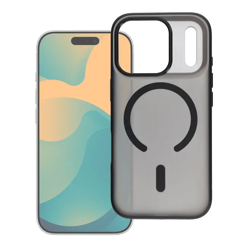 Flexline Mag phone case with MagSafe support for iPhone 17 Pro Max | iPhone 18 Pro Max black