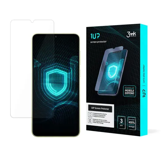 3mk 1UP aizsargplēve telefona ekrānam Samsung Galaxy A06 4G (A065) (3 gab.)