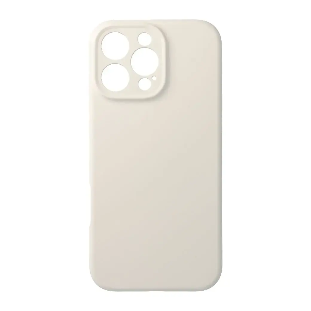 Forcell F-Protect Rubber Premium phone case with MagSafe support for iPhone 16 Pro Max beige