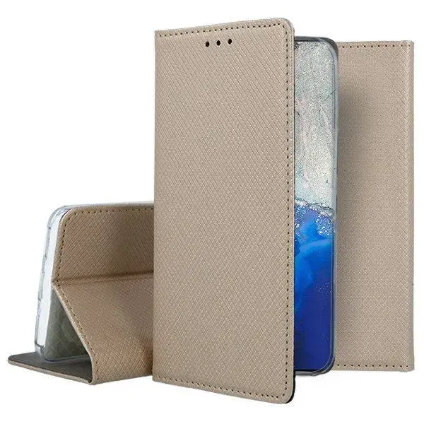 Fusion Accessories Magnet book type phone case for Redmi A3 4G gold