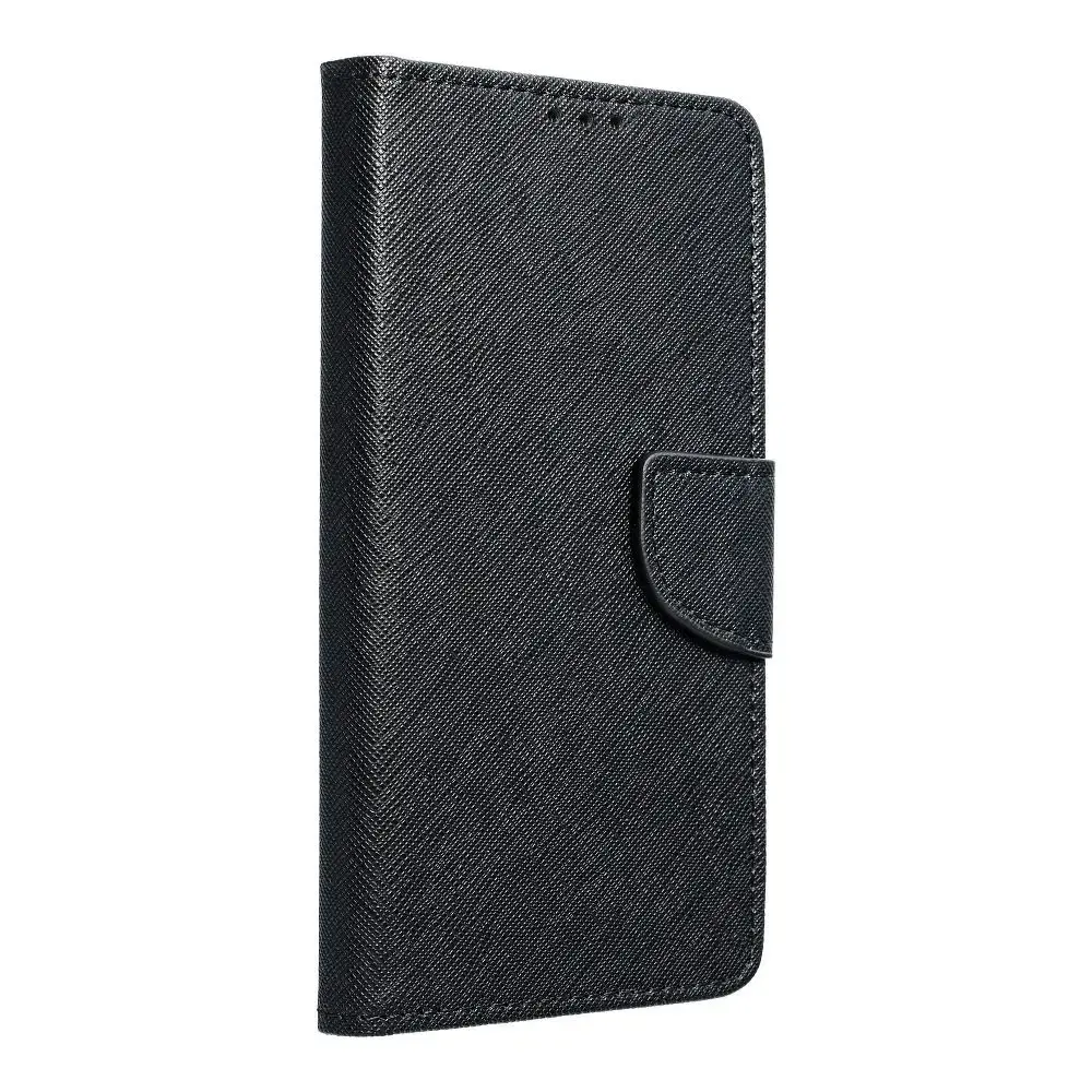FANCY grāmatveida maciņš telefonam Samsung Galaxy A3 (2016) (A310) melns