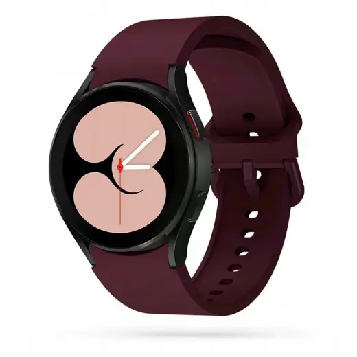 Tech-Protect IconBand viedpulksteņa siksniņa priekš Samsung Galaxy Watch 4/5/5 Pro/6/7/FE | silikons | sarkana