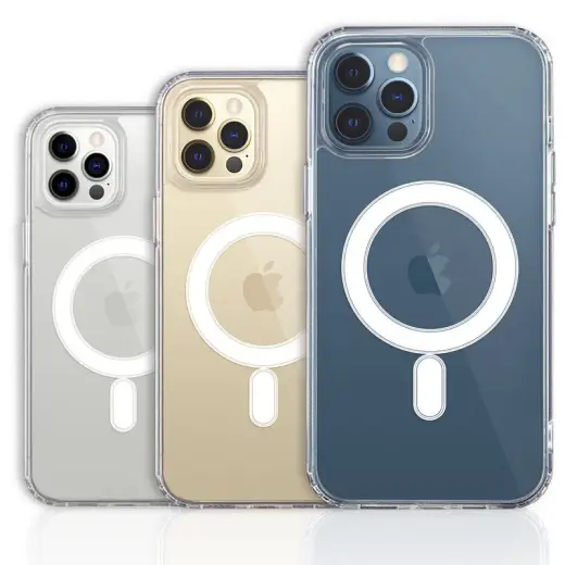 Fusion MagSafe silikona aizsargapvalks Apple iPhone 15 Pro caurspīdīgs