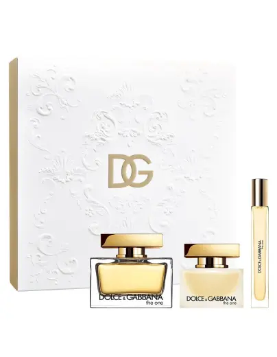 Set Dolce & Gabbana: The One, Eau De Parfum, For Women, 75 ml + The One, Hair Scented Mist, For Women, 30 ml + The One, Eau De Parfum, For Women, 10 ml