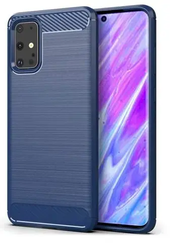 Fusion Trust Back Case Silikona Aizsargapvalks Priekš Samsung G980 Galaxy S20 Zils
