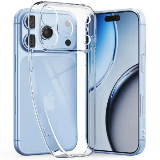 TECH-PROTECT FLEXAIR telefono dėklas iPhone 17 Pro | iPhone 18 Pro skaidrus