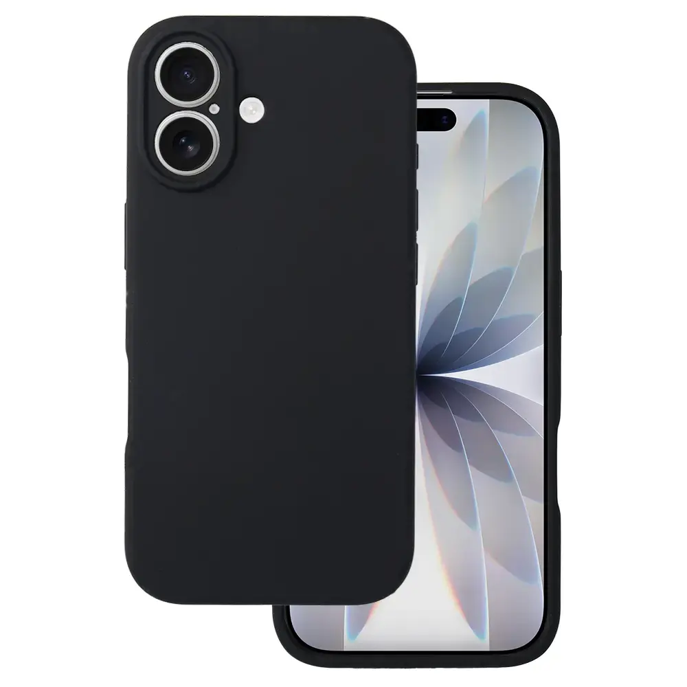 Silicone Lite maciņš telefonam iPhone 17 melns