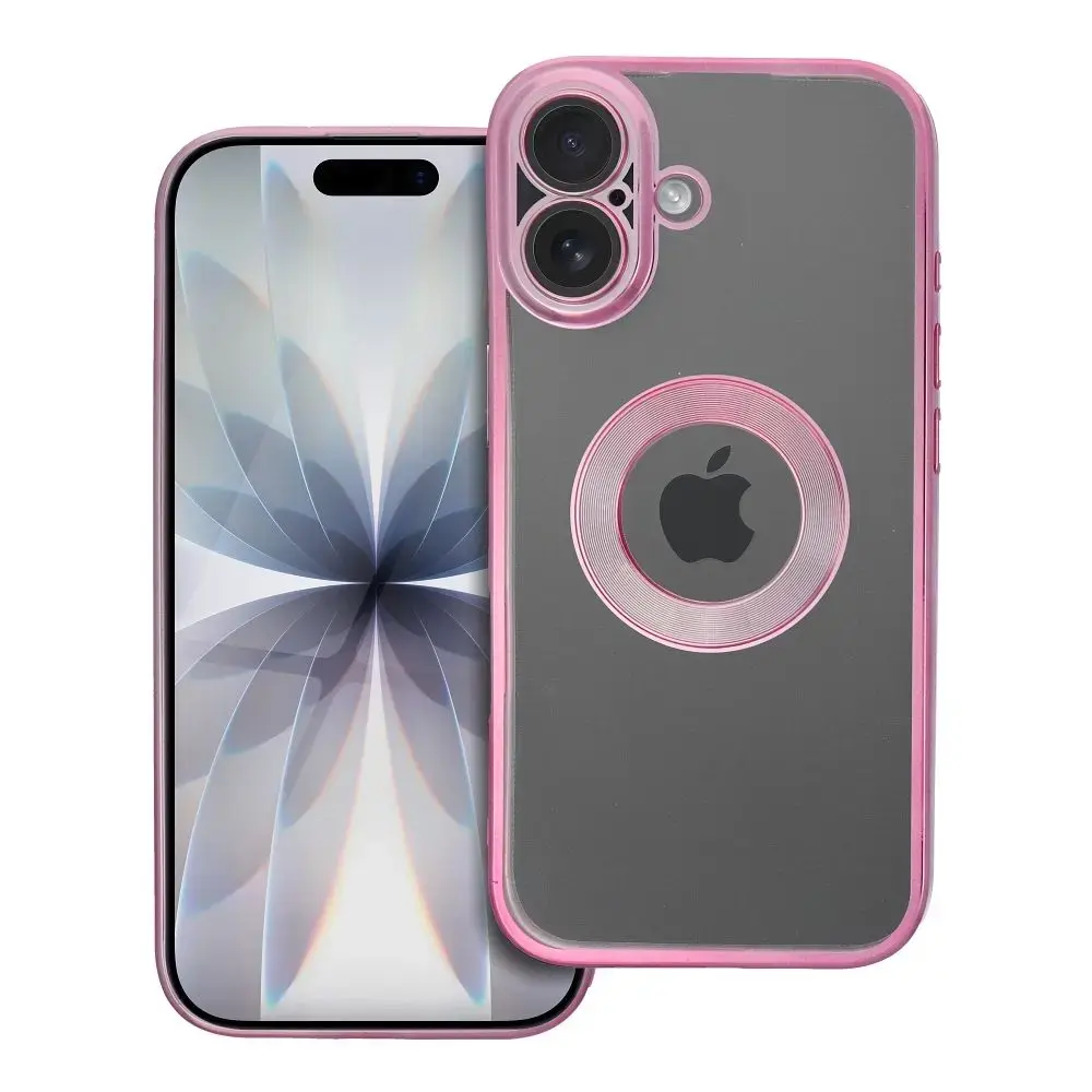 GLAM telefono dėklas iPhone 17 rožinis