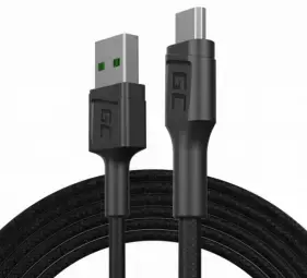 Green Cell GC PowerStream провод для передачи данных и зарядки | USB-A на Micro USB | 1.2m | черный