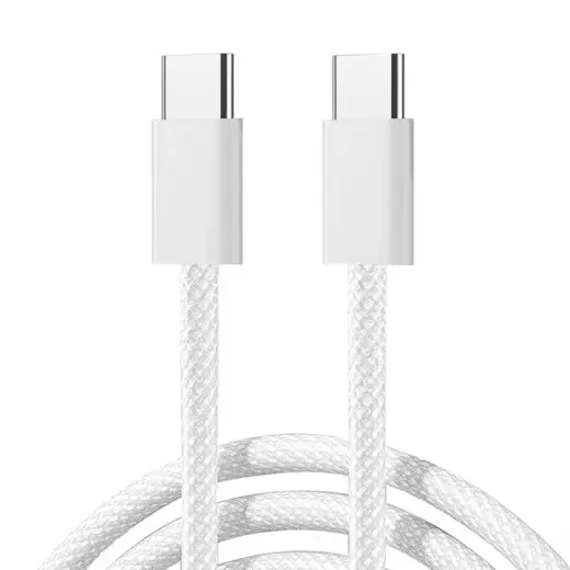 Joyroom S-A45 datu pārraides un uzlādes vads | USB-C uz USB-C | 60W | 1m | balts