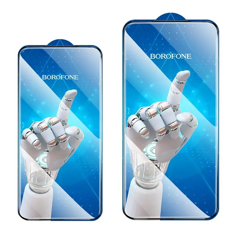 Borofone BF6 Diamond Armor Full Screen HD karastatud kaitseklaas telefonile iPhone 17 Pro (10 tk.)