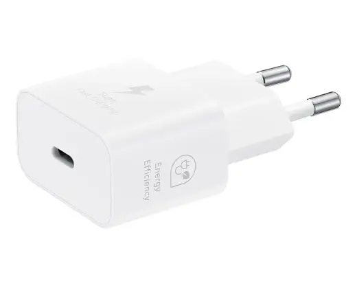 Samsung EP-T2510EWE tīkla lādētājs | 25W | USB-C | USB-C uz USB-C vads komplektā | balts ) (OEM)