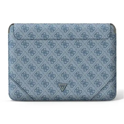 Guess 4G Uptown Triangle Logo portatīvā datora maciņš 13"/14" zils