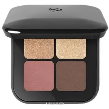 Kiko Milano Bright Quartet Eyeshadow Palette - Paletka očních stínů 3,5 g 02 Rosy Mauve Variations