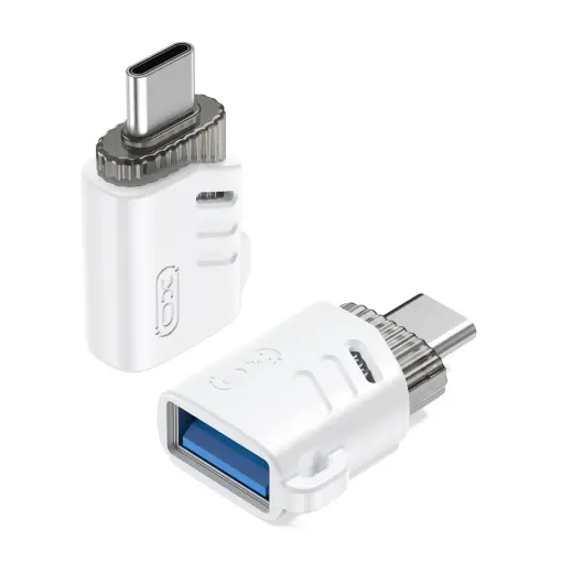 XO NB256B adapteris | USB-A į USB-C | baltas