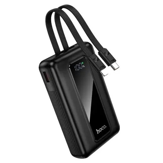 Hoco J162A Power Bank | 20,000 mAh | 22.5W | PD, QC | USB-C, Lightning | black