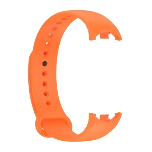 Telcon nutikella rihm Xiaomi Mi Band 8 jaoks | silikoonist | oranž