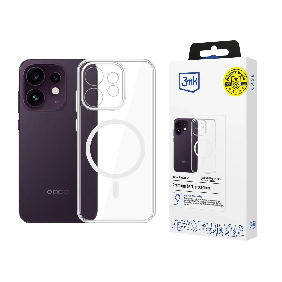 Oppo Reno 16 F / Reno 16 FS (CPH2859) - 3mk Armor Magcase