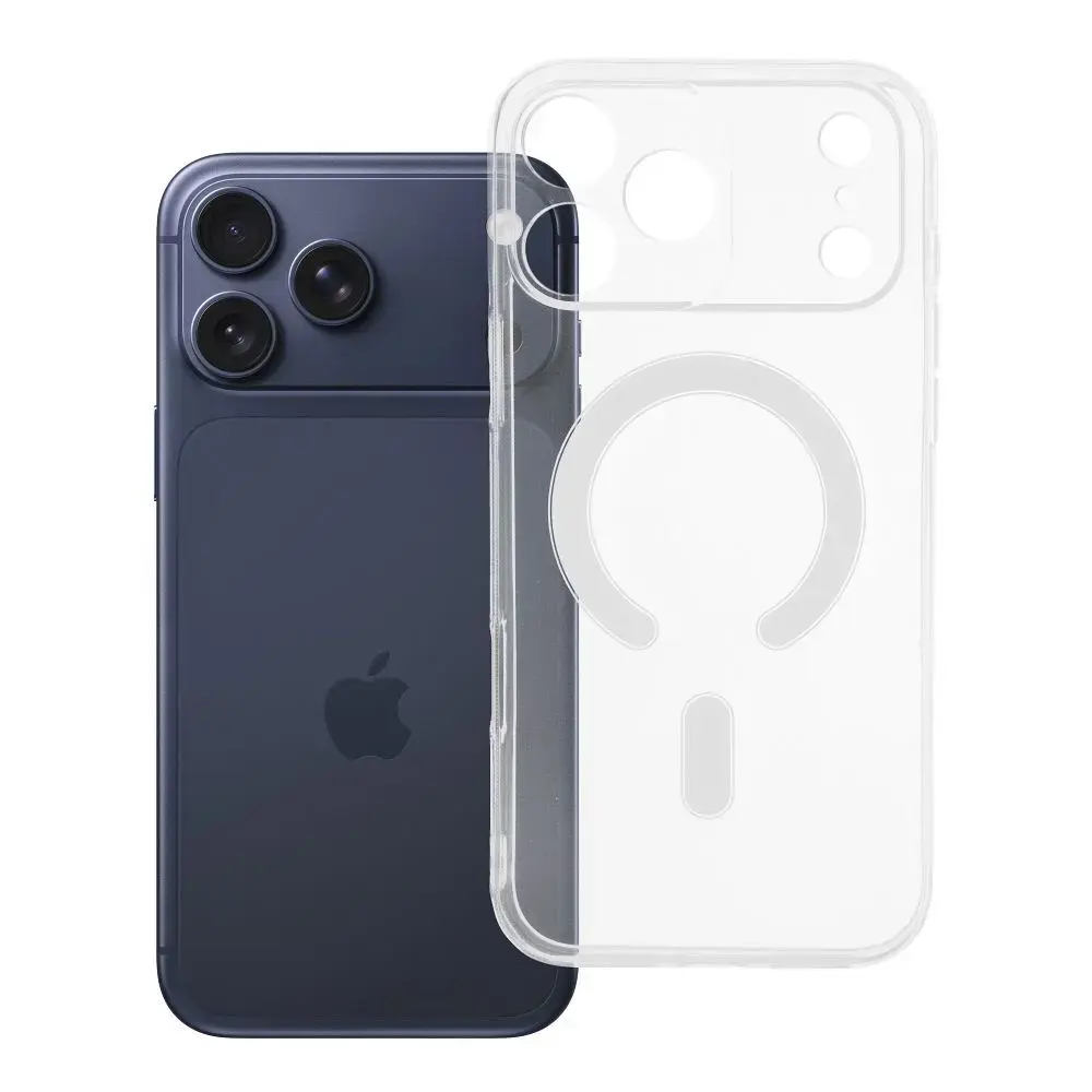 Clear 2 mm telefono dėklas su MagSafe palaikymu telefonui iPhone 18 Pro Max | iPhone 17 Pro Max skaidrus