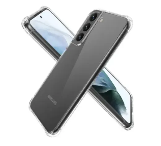 Fusion Anti Shock 1.5 mm phone case for Samsung Galaxy S23+ transparent