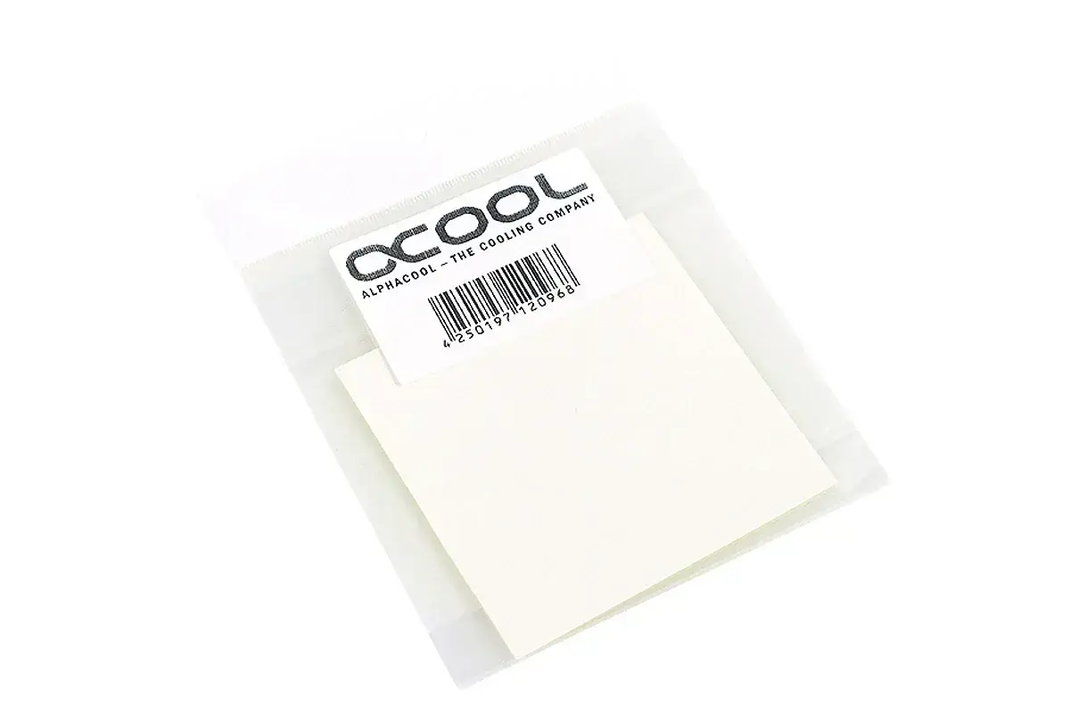 Alphacool thermal conductive adhesive pad double-sided 100x100x0.5mm