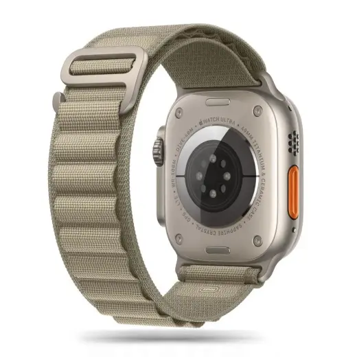 Tech-Protect Nylon Pro viedpulksteņa siksniņa priekš Apple Watch 4/5/6/7/8/9/SE/Ultra 1/2 (42/44/45/49 mm) | neilons | zaļa
