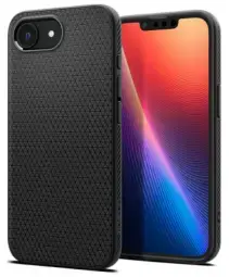 Spigen Liquid Air telefono dėklas iPhone 16e juodas