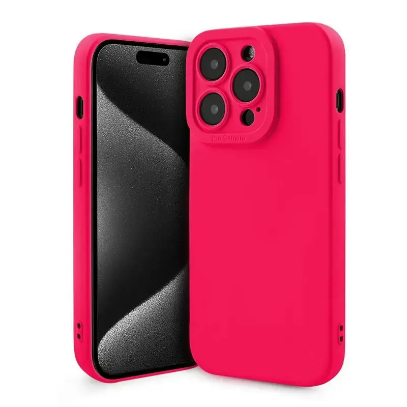Fusion Softy kaitseümbris iPhone 15 Pro-le fuksia