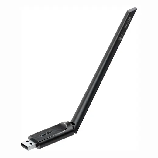 Ugreen CM845 bezvadu WiFi 6 adapteris ar Bluetooth 5.4 - melns