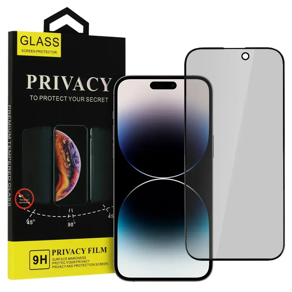 Privacy Glass aizsargstikls telefona ekrānam Samsung Galaxy S22 (S901) (privātuma efekts)