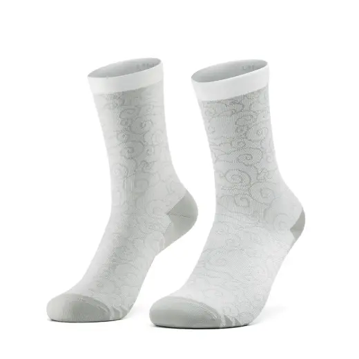 Rockbros 490025001 ROAD TO SKY Cycling Socks 43-46 cm - White