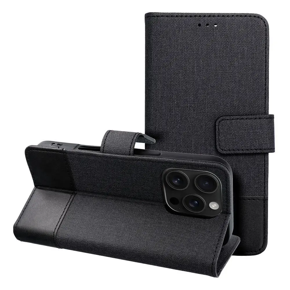 Gomma Book knyginio tipo telefono dėklas Samsung Galaxy A27 5G (A276) juodas