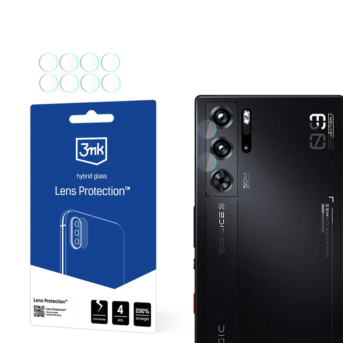 Nubia Red Magic 9s Pro - 3mk Lens Protection