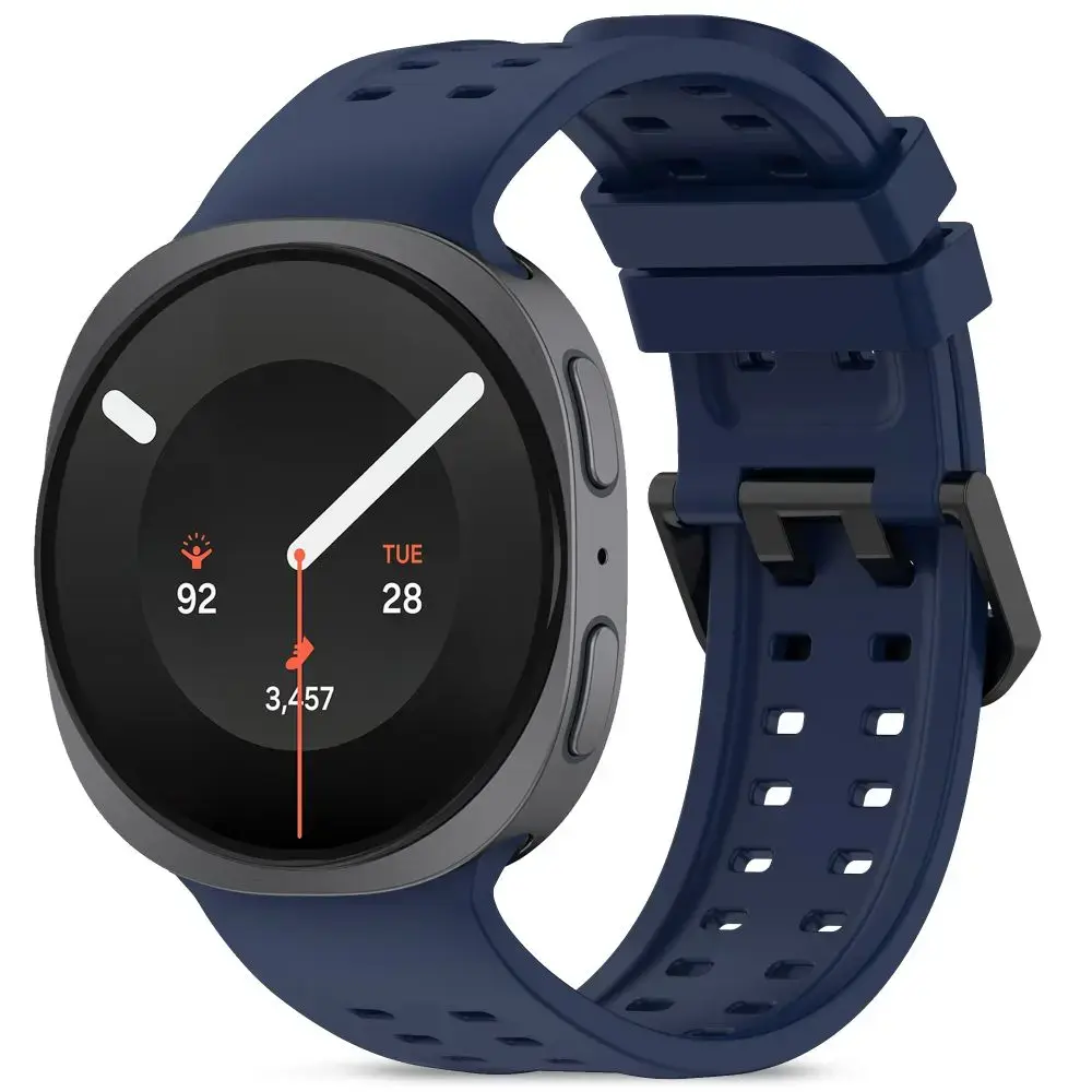 Tech-Protect Silicone Air nutikella rihm Galaxy Watch 8/9/Classic (40/44/46 mm) jaoks | silikoonist | tumesinine