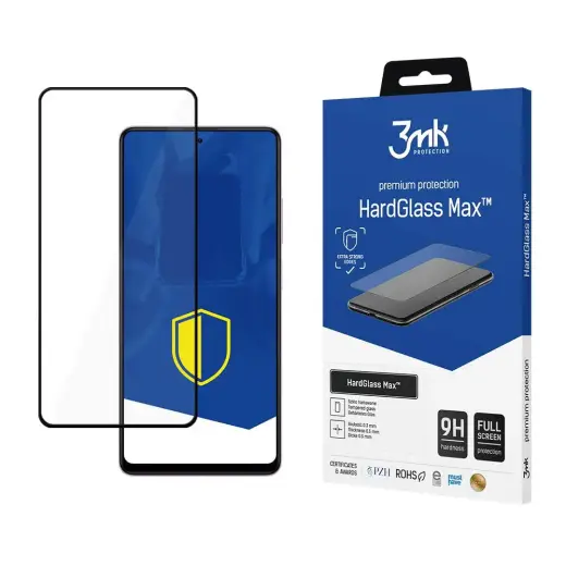 3mk HardGlass Max grūdinto stiklo apsauga telefonui Xiaomi Redmi Note 12 Pro | Xiaomi Redmi Note 12 Pro+ | Xiaomi Redmi Note 12E