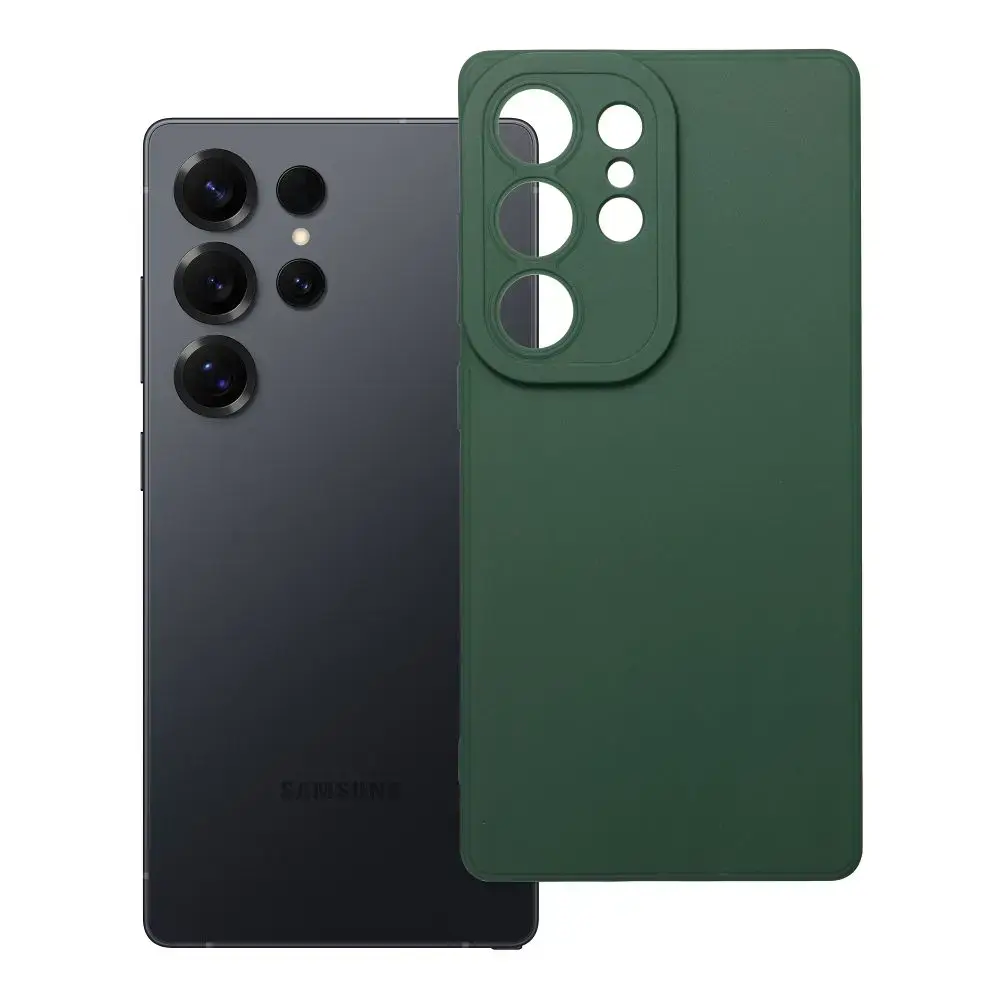 Matt 2.0 telefono dėklas Samsung Galaxy S25 Ultra (S938) žalias